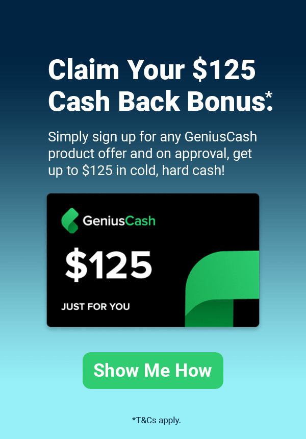 GeniusCash Offers on Credit Card Approvals